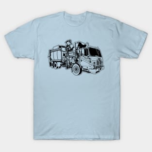 Side Loader Garbage Truck T-Shirt